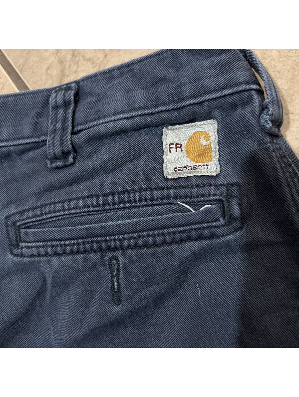 Carhartt FR Flame Resistant HiVis Reflective Workwear Navy Pants 63685-20 36x32 - Picture 2 of 7